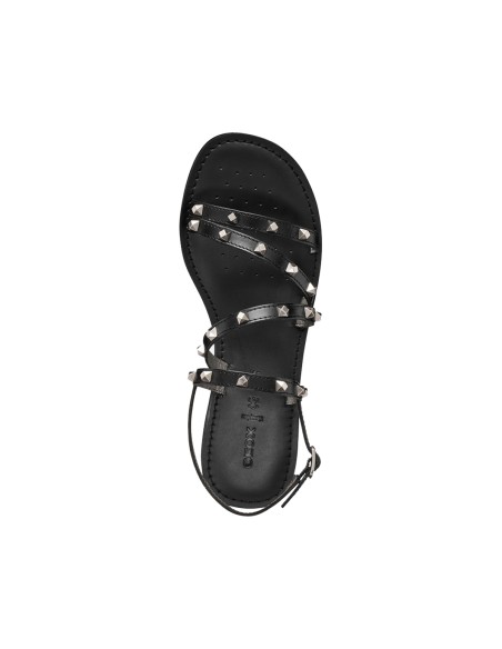 Geox D Maddalusia sandalo basso con borchie
